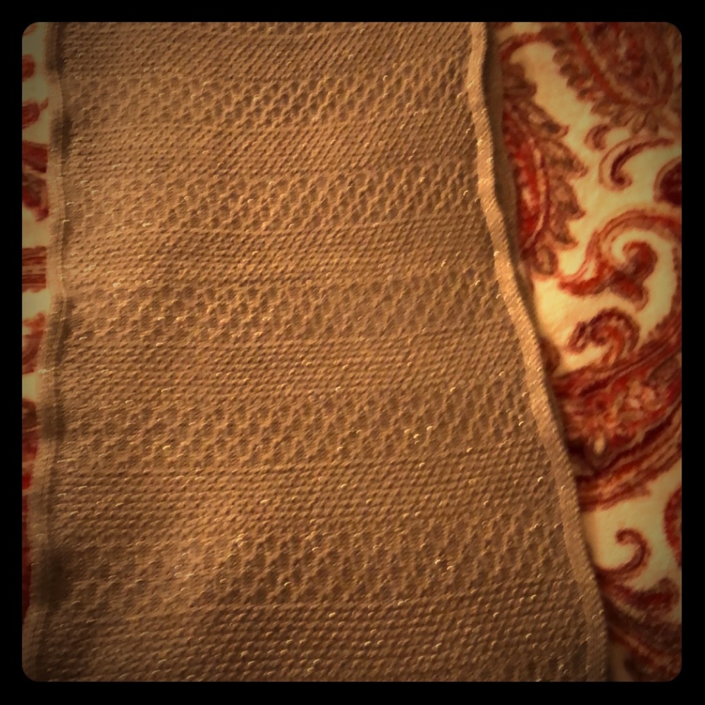 $8 2 x $12 New York & Co. Infinity Scarf Tan